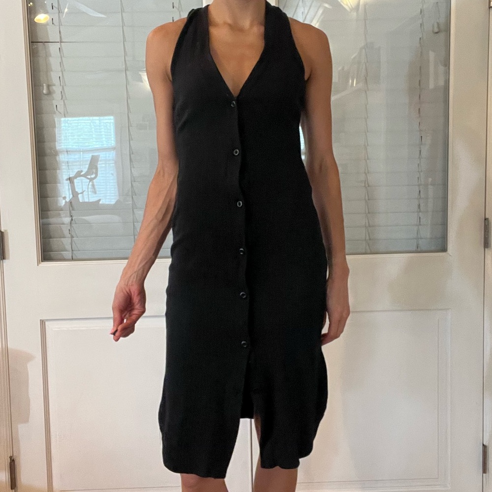 Summer cover up. Ribbed free people XS dress.